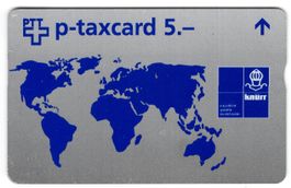 Knürr AG, Welthandel - seltene FullFace Firmen Taxcard