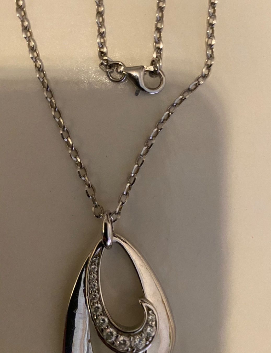 Colliers: Silber Kette mit Anhänger 925 – Neuf (Voir description) à Pfungen par Outlet64 1
