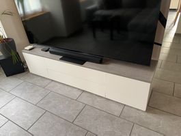 Sideboard weiss grau 200cm lang guter Zustand
