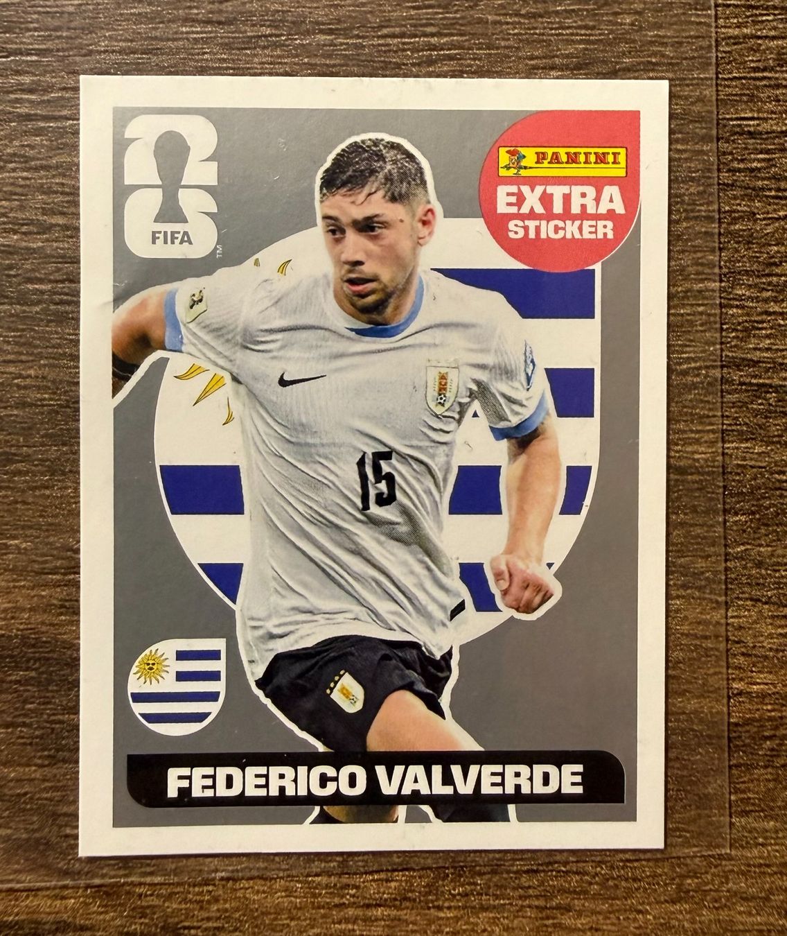Panini Carte collezionabili: Panini Extra Sticker 2026 - Federico Valverde - Silber – Usato da Herisau venduto da Herisauar
