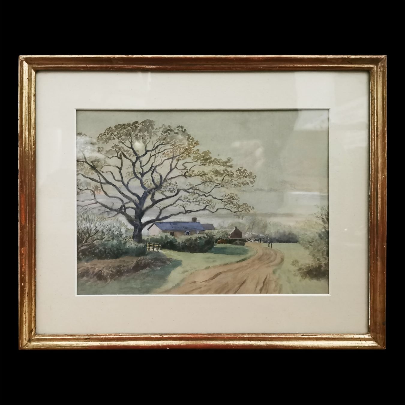 Dipinti: Aquarellgemälde von einer Landschaft – Usato da Rieden AG venduto da sam5432