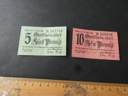 Dt. Reich, Merseburg - Notgeldscheine