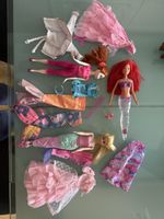 Puppen Set Barbie Meerjungfrau mit Zubehör gebraucht
