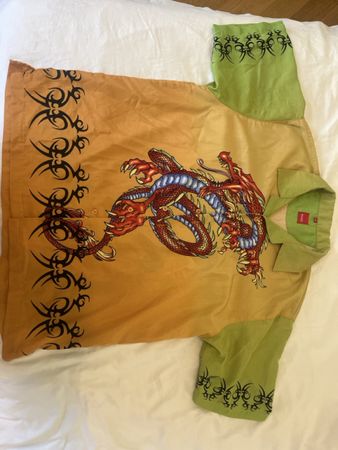Chemise homme Reward motif dragon taille L 41/42 