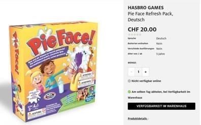 Giochi: Pie Face – Usato da Malleray venduto da ste_rx2t 1
