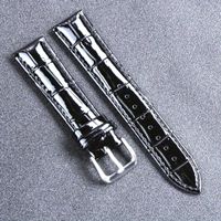 Leder Uhrenarmband 20mm / Unisexe Brillant 20 mm