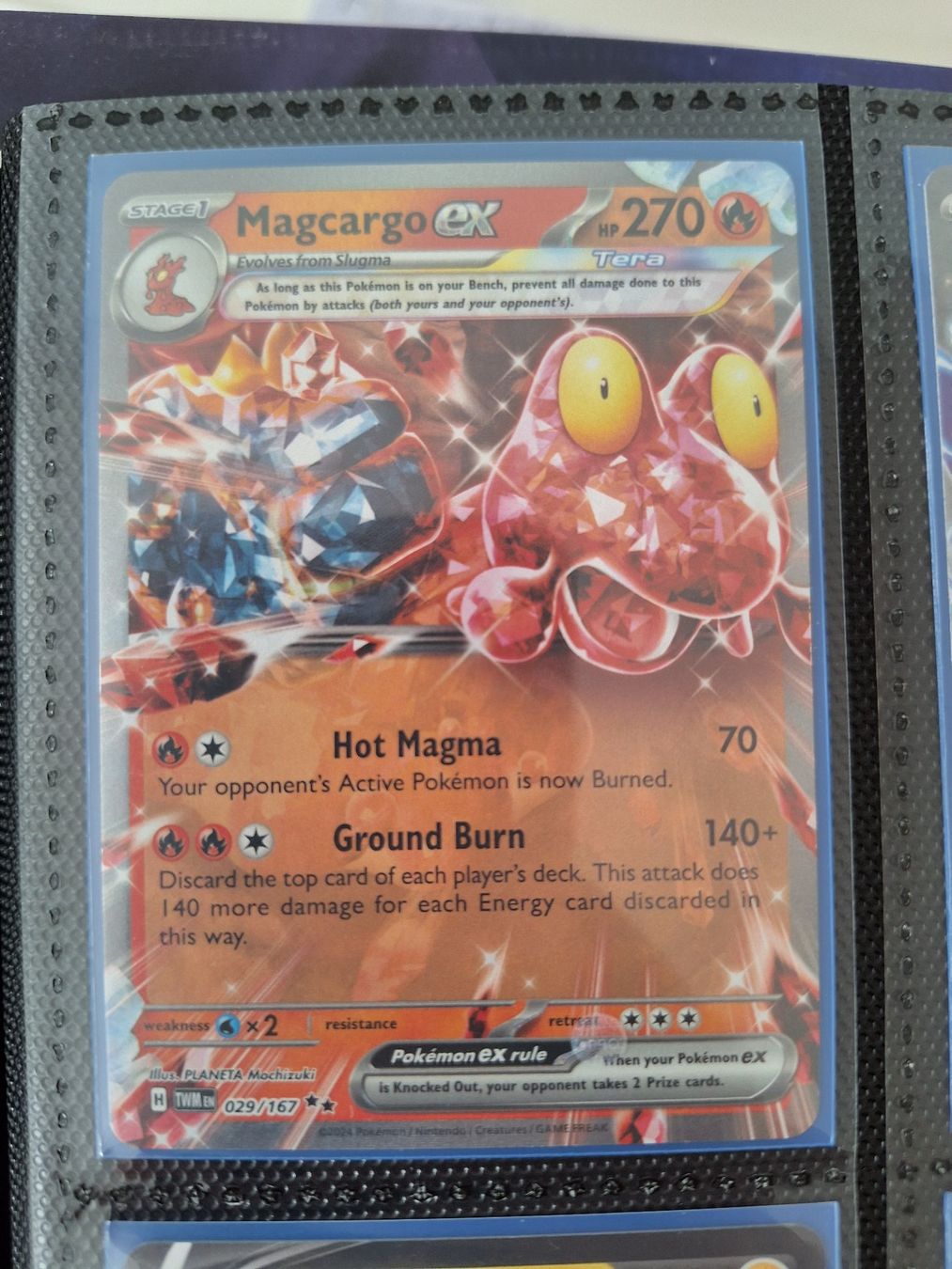 Pokémon Carte collezionabili: Magcargo ex – Usato da Altstätten SG venduto da GGsGameshop