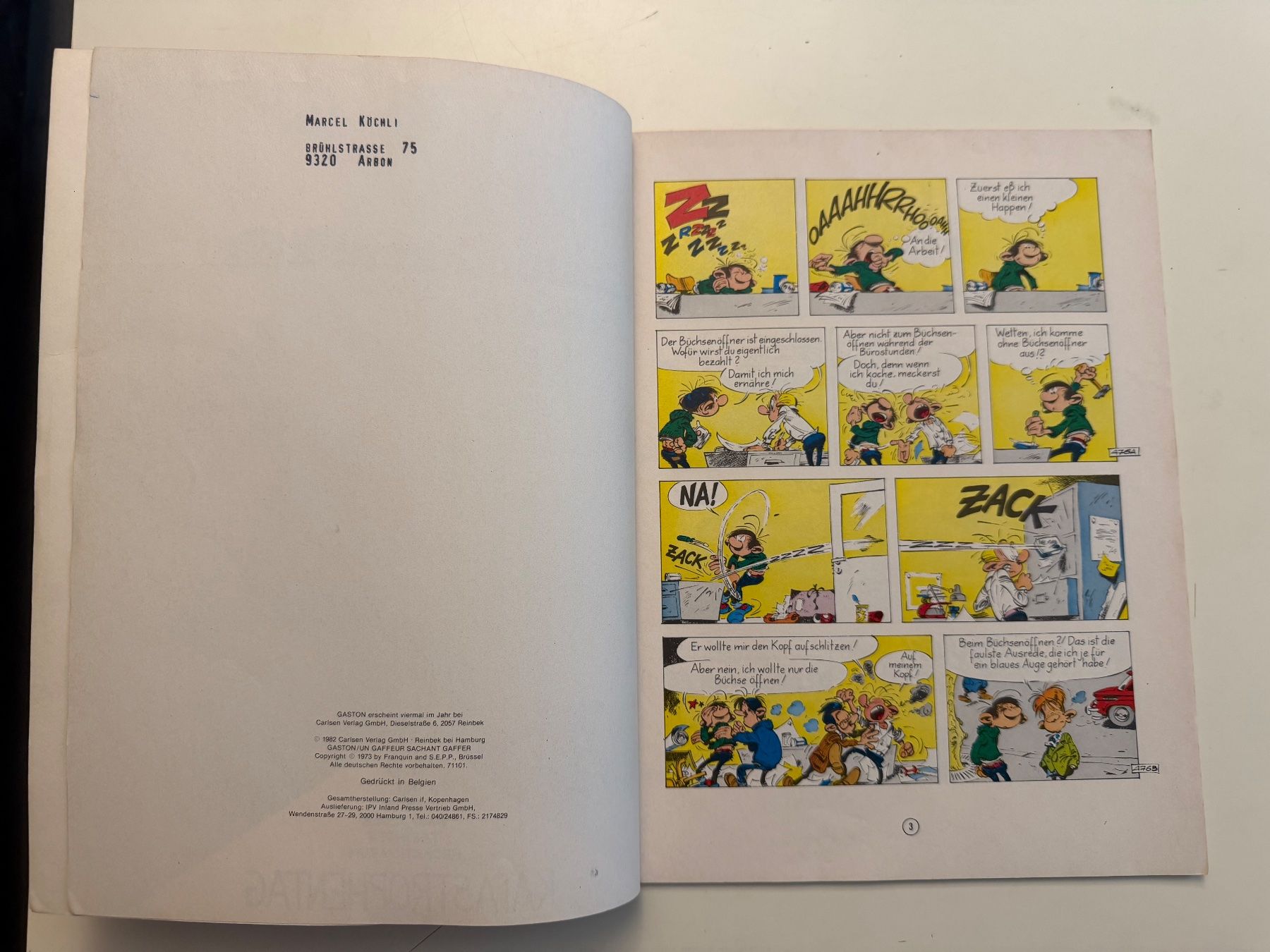 Comics: GASTON Band 1 – Gebraucht aus Münsingen von Ganjam 3