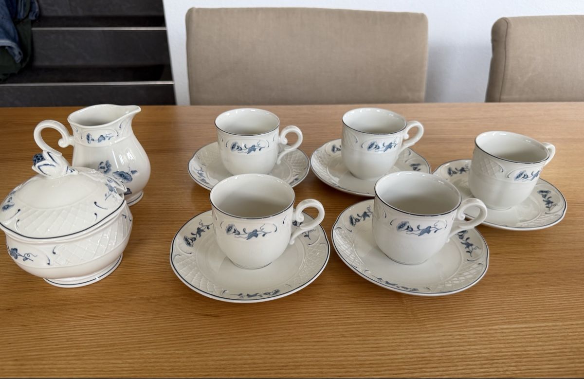 Villeroy & Boch Set di piatti: Villeroy Boch Val Bleu Kaffeeset – Usato da Staufen venduto da Elina08