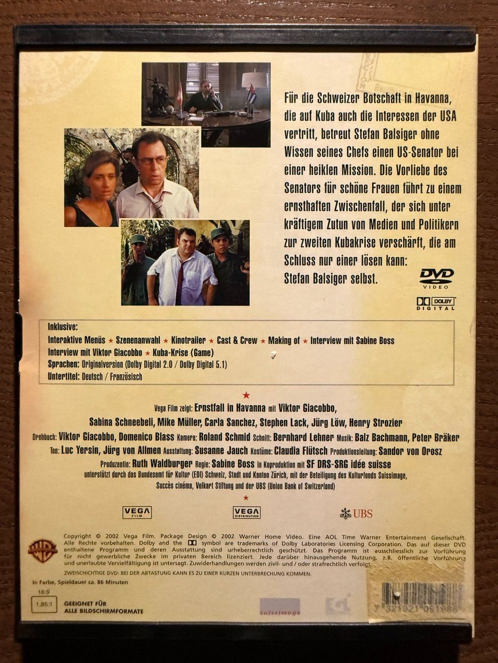 Tutti i DVDs: Ernstfall in Havanna – Usato da Zürich venduto da FilmFreunde 1