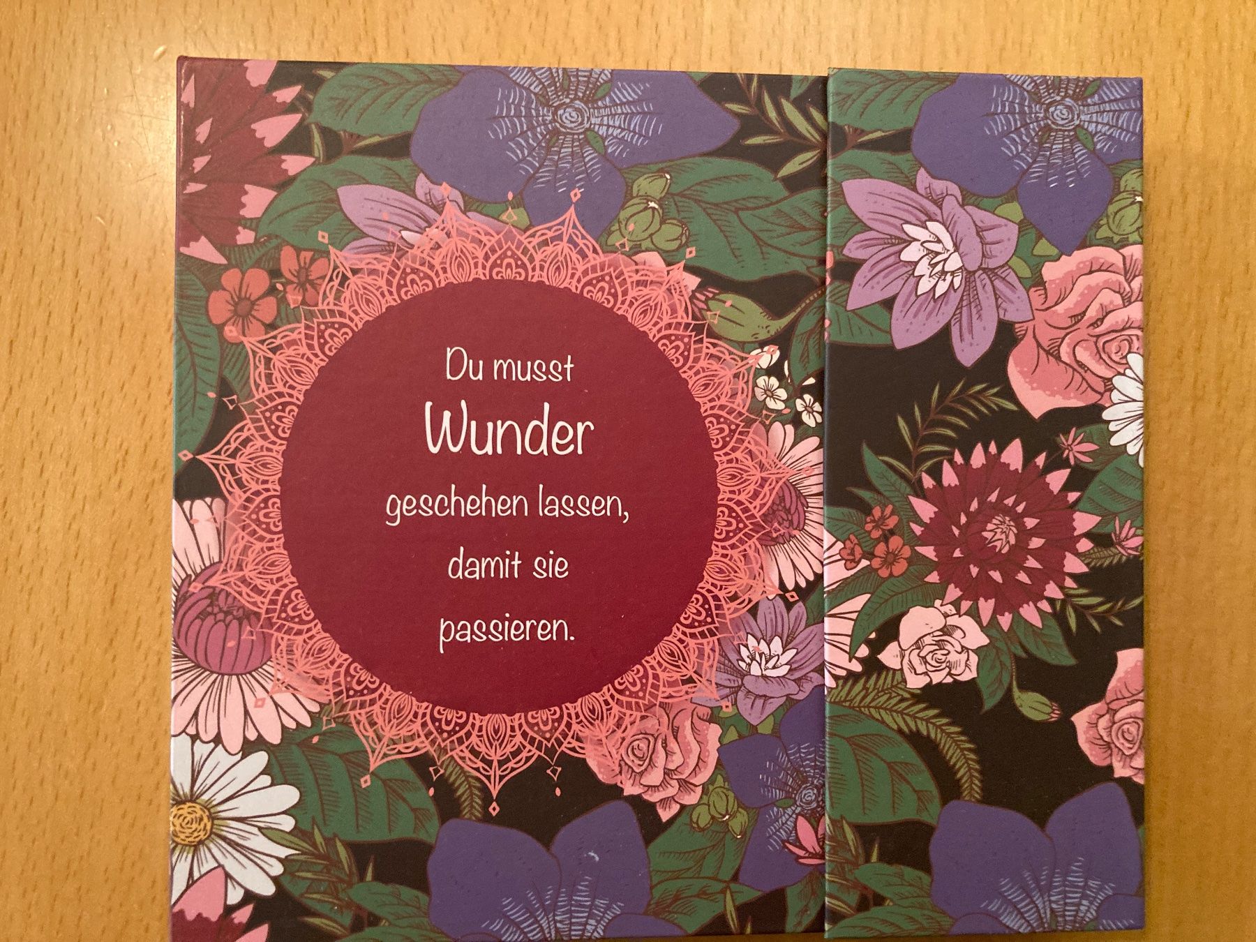 Papiere: Wunder-Notizblock / Post its mit Blumenmuster – Gebraucht aus Gelterkinden von froggy80