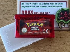 Pokémon Pokemon Rubin Edition, D, original, Game Boy Advance