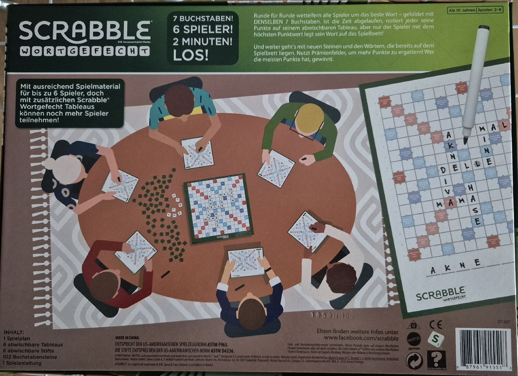 Mattel Giochi: Scrabble Wortgefecht – Usato da Buchs AG venduto da meyerXs 1