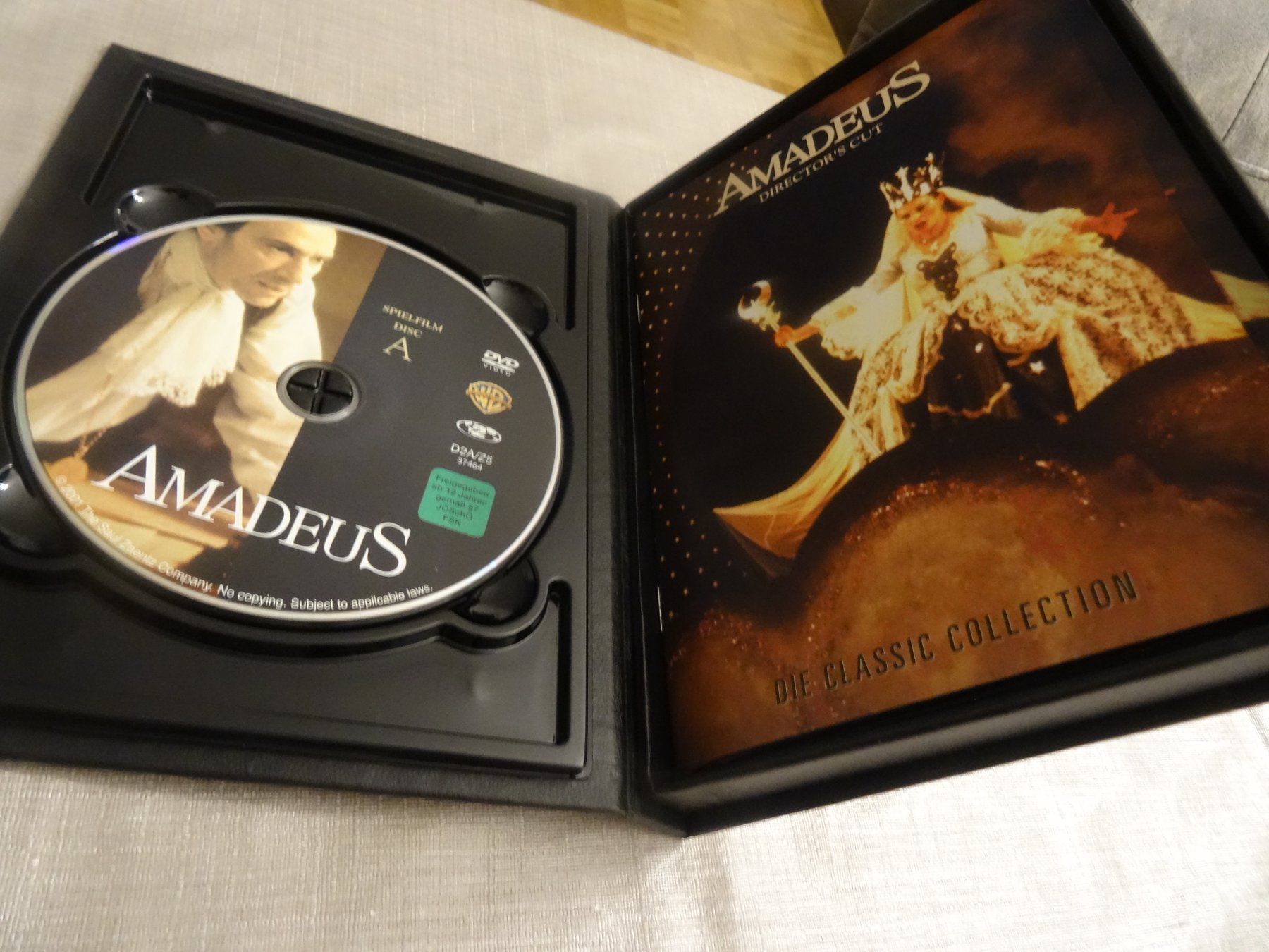 Tutti i DVDs: Amadeus - Director's Cut DVD Special Edition mit Senitype – Usato da Olten venduto da Disc-Verkauf 1