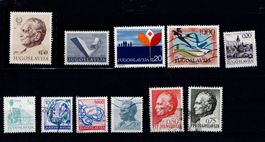 Briefmarken 11x Jugoslawien
