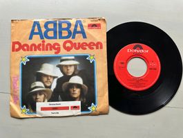 ABBA tolle Single Dancing queen Kult diff Rückcover SCHWEIZ