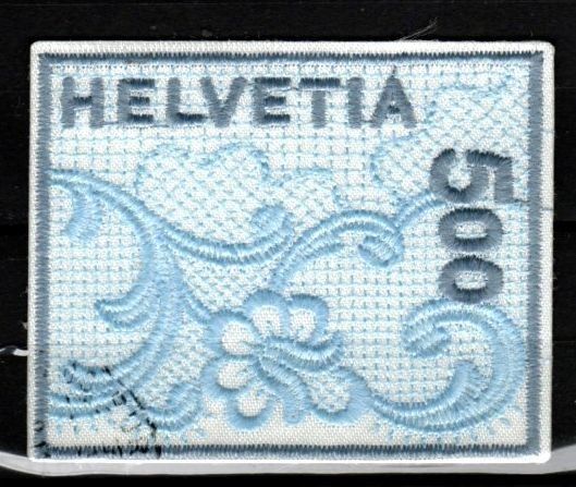 Alle Briefmarken: 2000 - Sondermarke / Welterste gestickte Marke – Gebraucht aus Schaffhausen von poststamp
