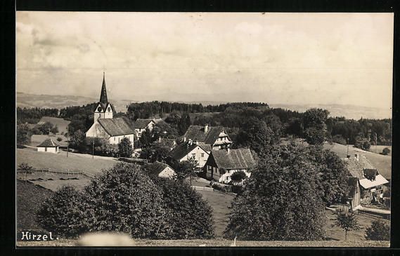 Cartoline postali: AK Hirzel, Gesamtansicht – Usato da Berlin venduto da bartko-reher