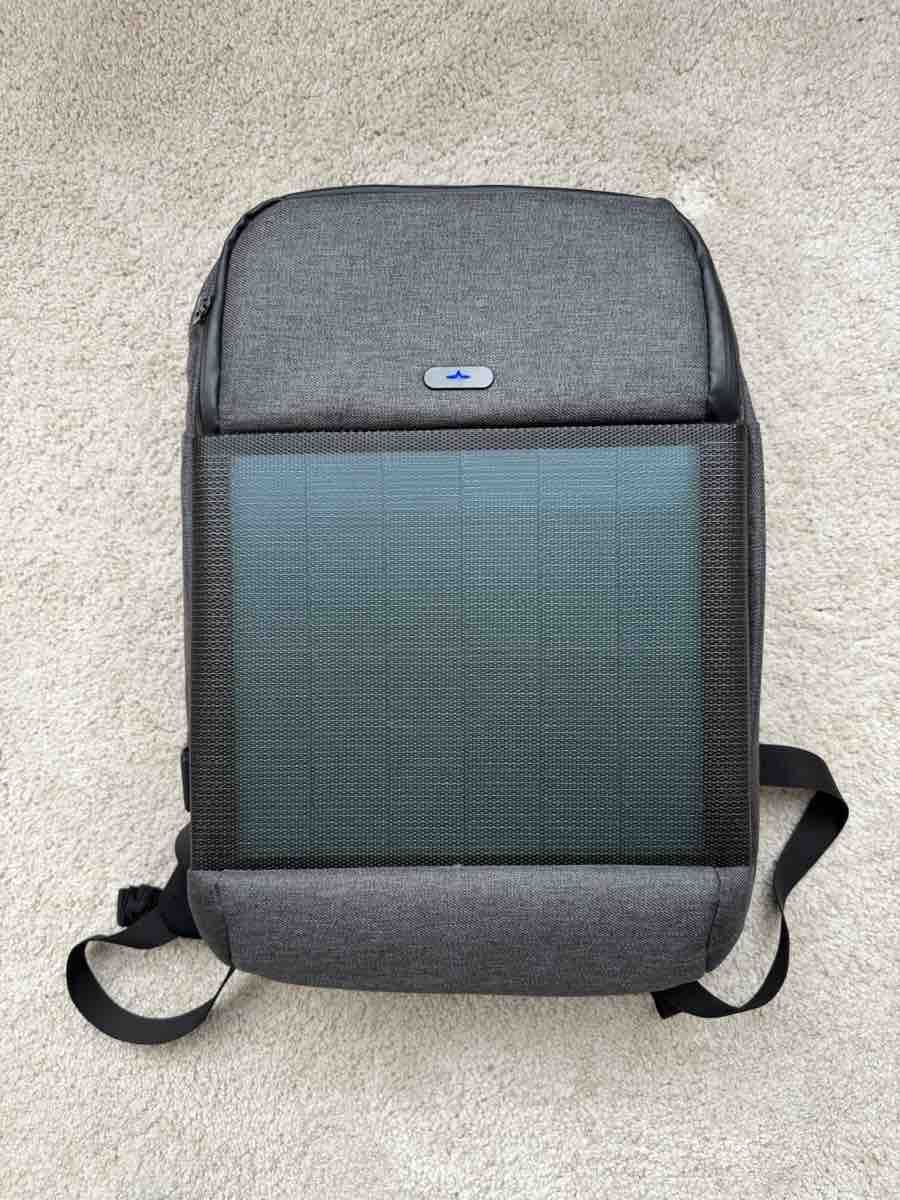 Prozis Solar Rucksack mit USB-Ladeanschluss grau (Gebraucht) in Basel ...