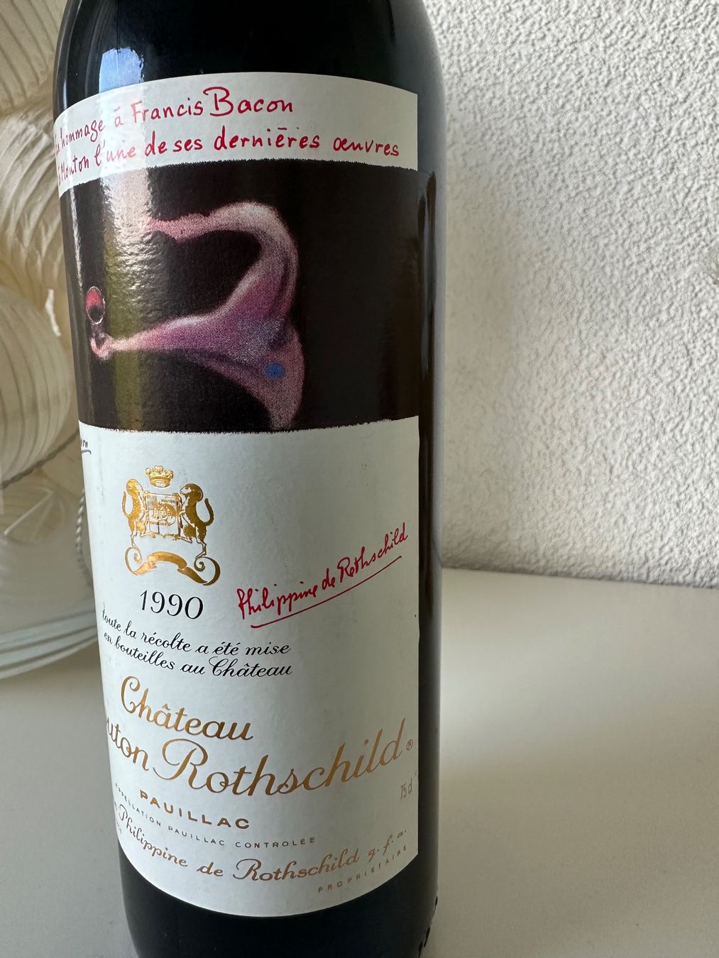 Mouton Rothschild Vino: Château Mouton Rothschild 1990 – Nuovo (secondo la descrizione) da Yens venduto da Rilou80 3