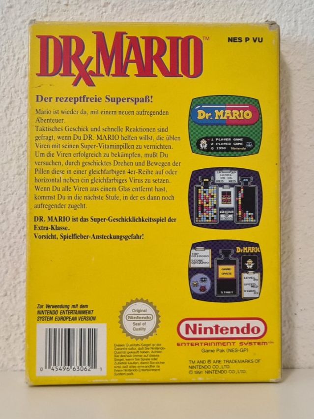 Nintendo Spiele: DR. MARIO - CIB / Pal B Nintendo NES – Gebraucht aus Dübendorf von digital_bath 2