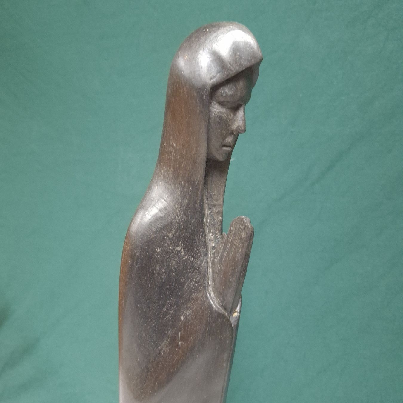 Sculture & Statue: Hohe Madonna Figur aus dunklem Holz, – Usato da Winterthur venduto da Goldpipau 8