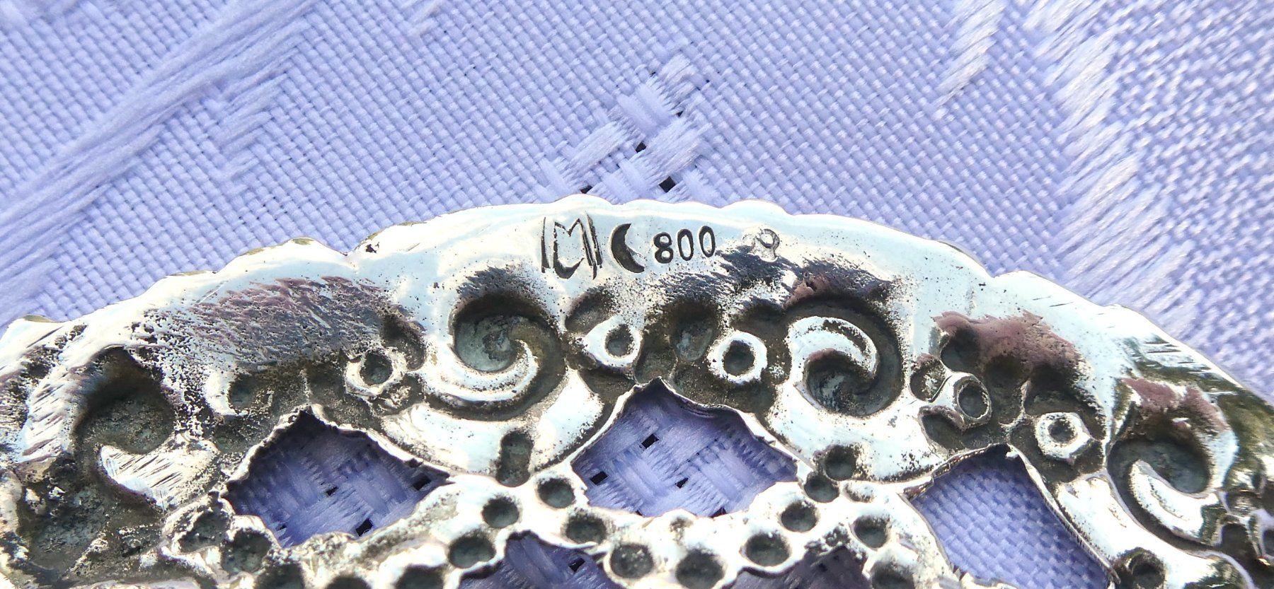 Ciotole: Silberschale Schälchen 800 Silber punziert Silberkörbchen – Usato da Frauenfeld venduto da Astra13 6