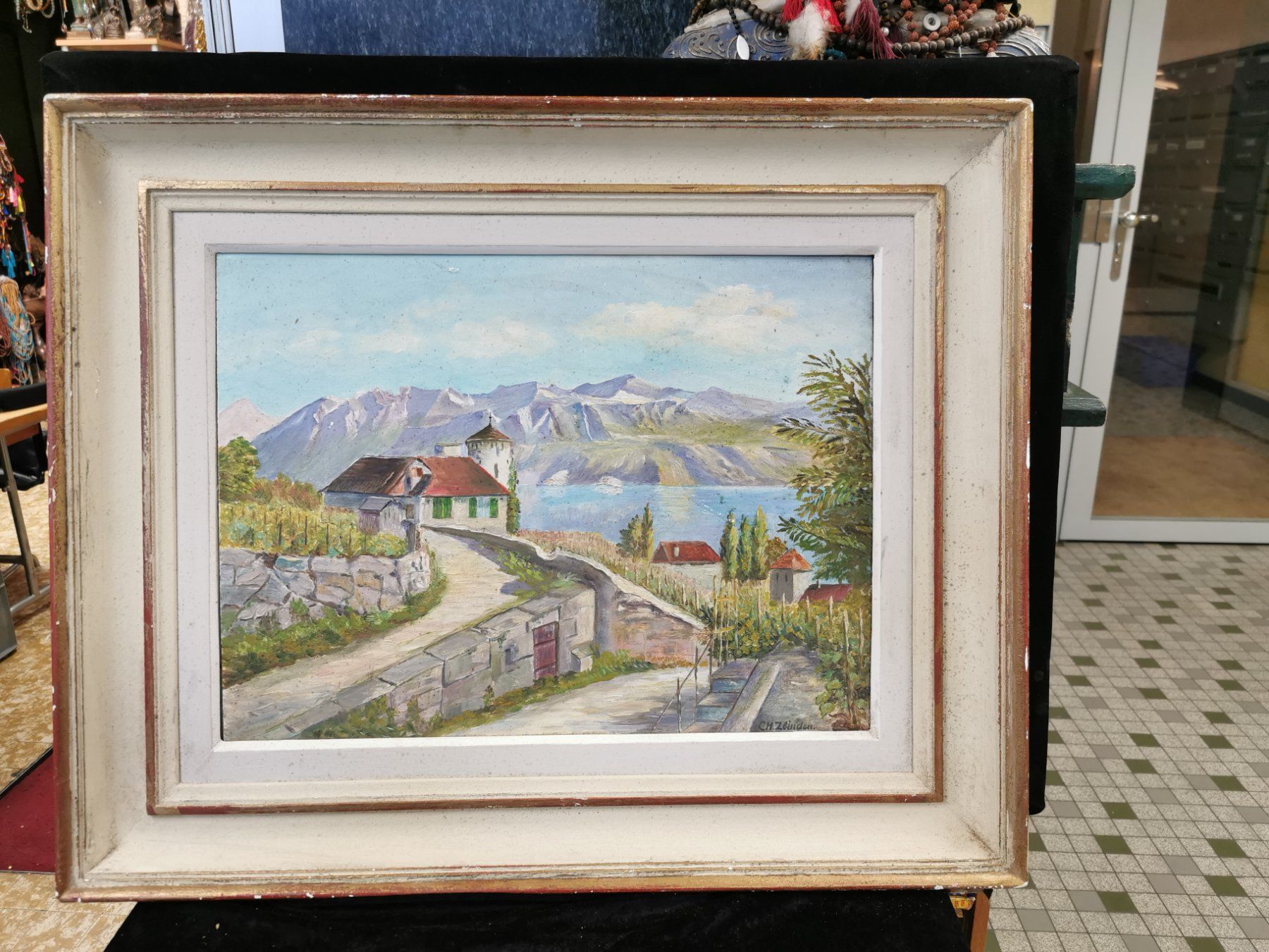 Gemälde: HUILE SUR PANNEAU SIGNÉE – Gebraucht aus Genève von Qanil77