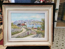 HUILE SUR PANNEAU SIGNÉE