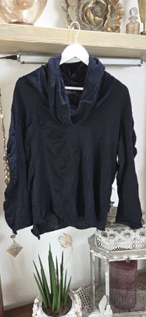 SULLU Strick-Pulli für den Übergang , Grösse M/L Dunkelblau