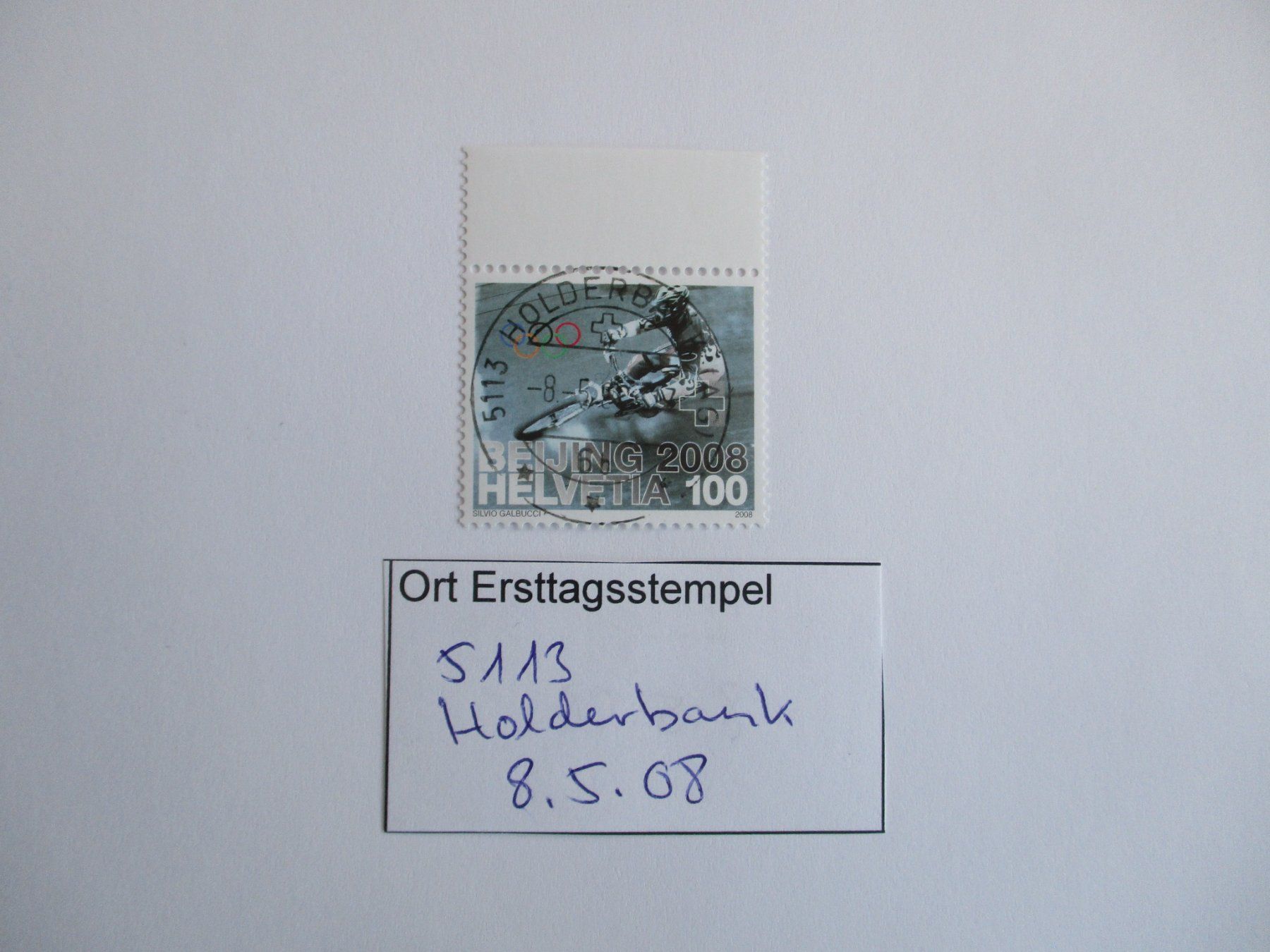 Tutti i francobolli: Voll Ort Ersttagsstempel 5113 Holderbank – Usato da Langnau b. Reiden venduto da Aktuell88