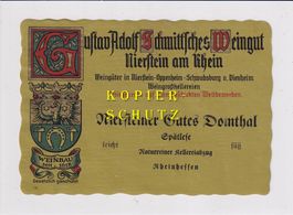 Etikette - Niersteiner Gutes Domthal (Spätlese) /bd