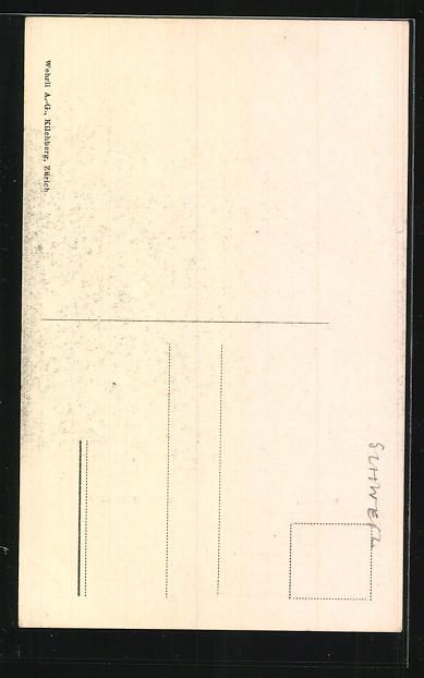 Cartoline postali: Kilchberg, Teilansicht mit Kirche, Gedic – Usato da Berlin venduto da bartko-reher 1