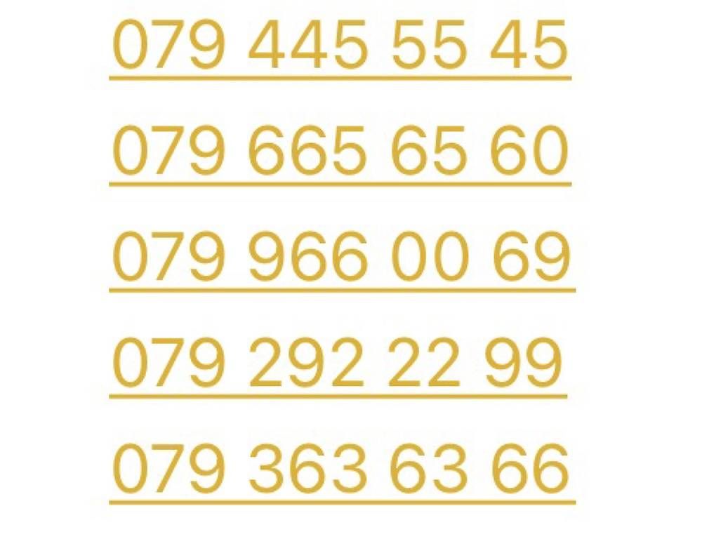 PrePaid-Karten: VHB - Diverse Swisscom Prepaid Nummern – Gebraucht aus Triengen von Ike67