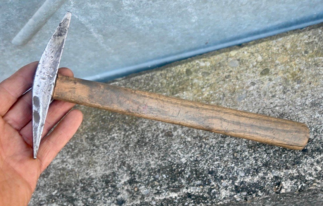 Alle Werkzeuge: antiker Sickenhammer punziert 78 länge 28cm – Gebraucht aus Pfaffhausen von mono_rec