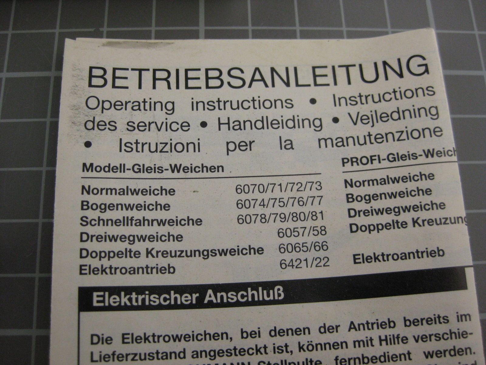 Fleischmann Modelleisenbahnen: Fleischmann Elektro-Bogenweiche 6076 – Gebraucht aus Malters von Marosko 5