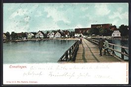 Ermatingen, Blick von der Brücke zum Or