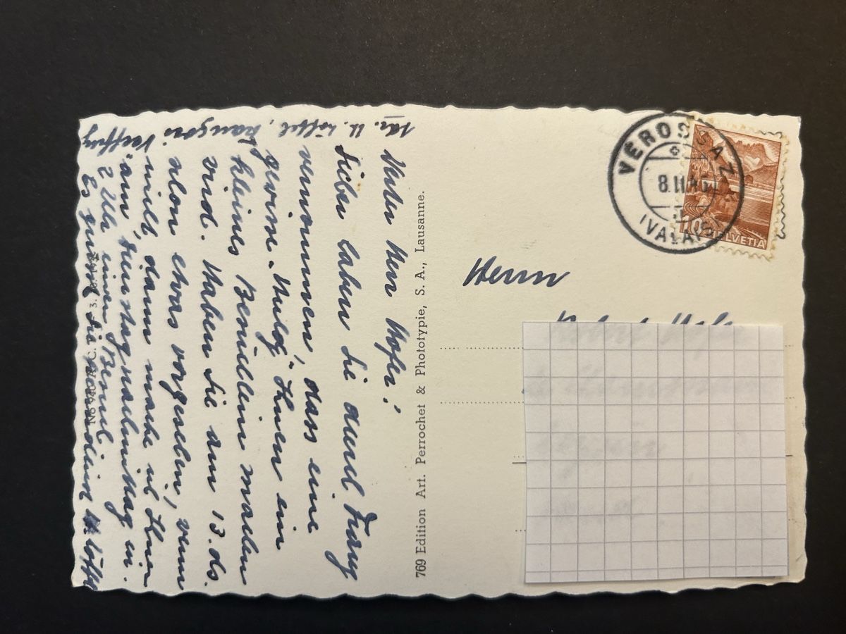 Cartoline postali: Verossaz VS – Usato da Fanas venduto da Alessio11 1