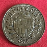 2 RAPPEN JAHR 1938 - SCHWEIZ