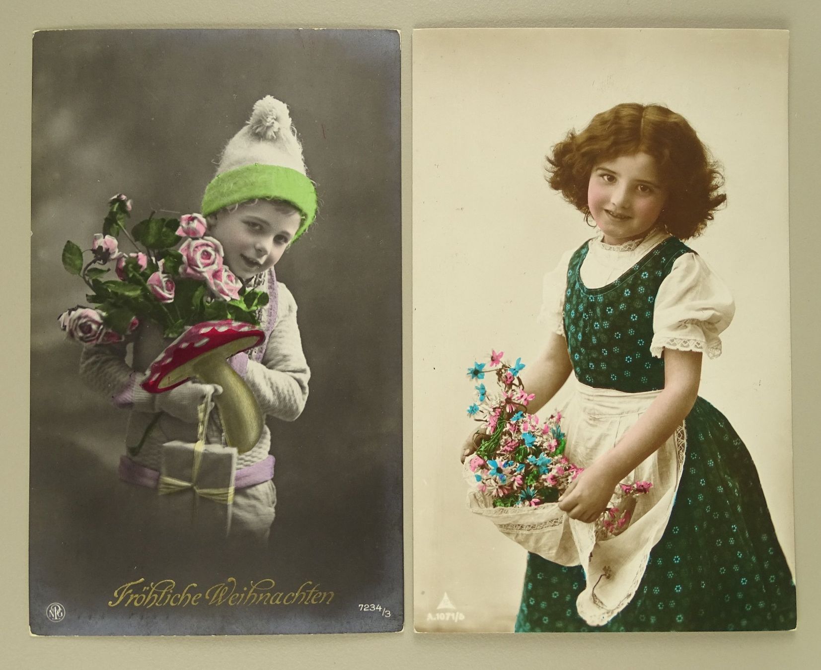 Cartoline postali: KINDER, 4 AK – Usato da Grüningen venduto da Kartenlaube 2