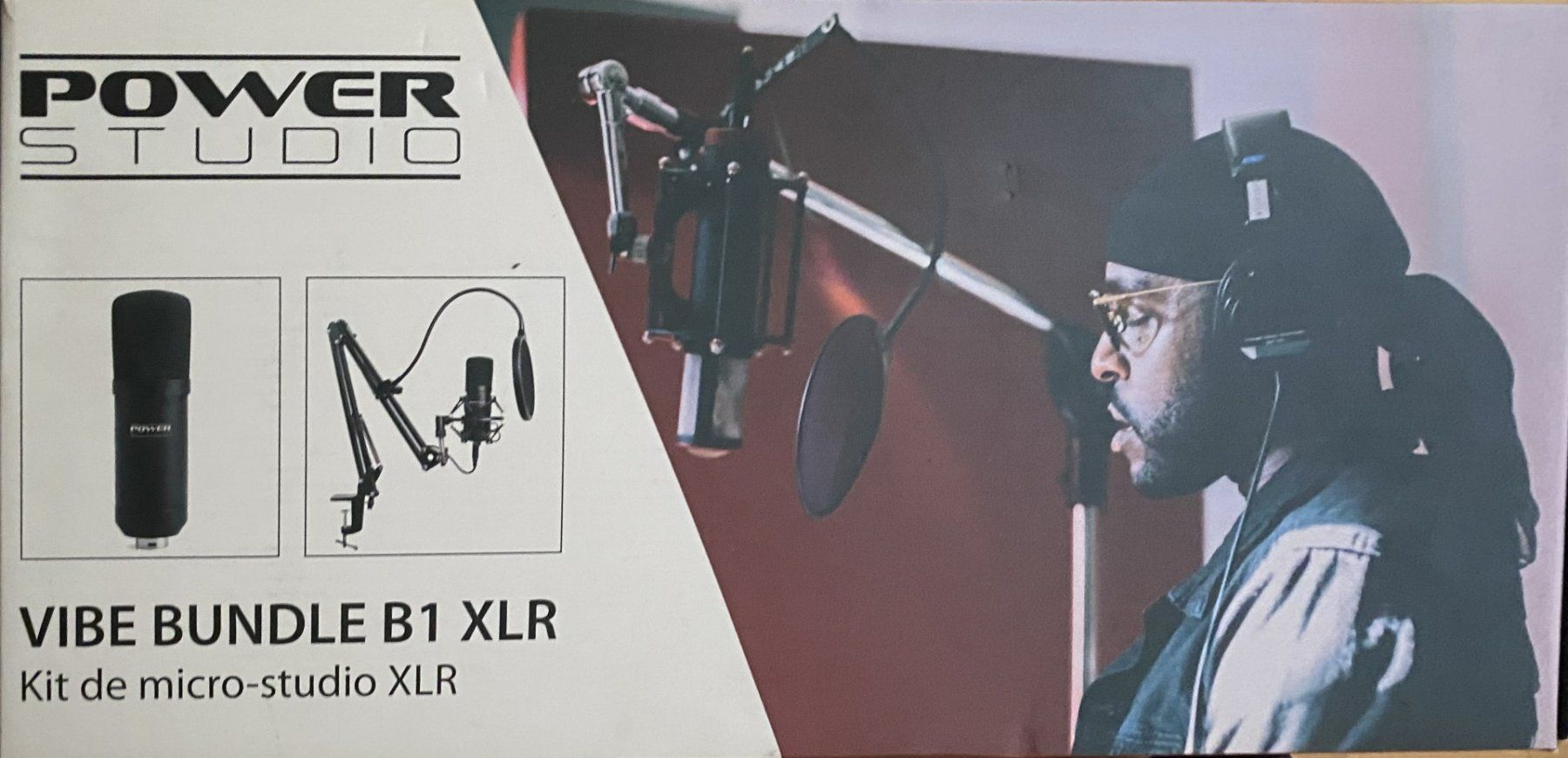 Microfoni: Power Studio VIBE B1 Bundle – Profi-Studio-Mikrofon Set (XLR – Nuovo e nell'imballaggio originale da Rupperswil venduto da lamour