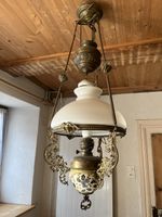 Alte Lampe, Jugendstil, Hängelampe, Vintage, Rarität!