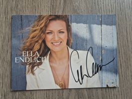 Autogrammkarte Ella Endlich Originalunterschrift
