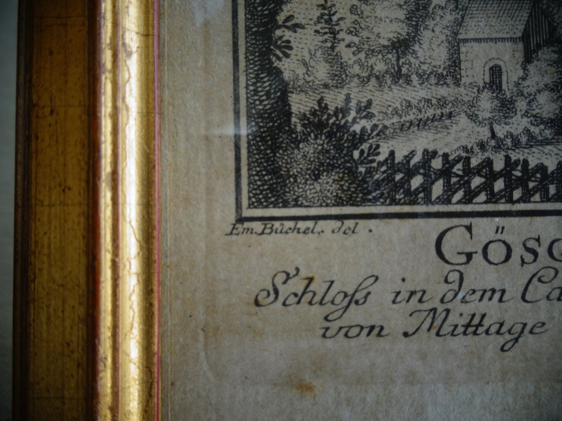 Foto & Immagini: Alter Bilderrahmen mit Bild Gösgen – Usato da Neerach venduto da jenny062 2