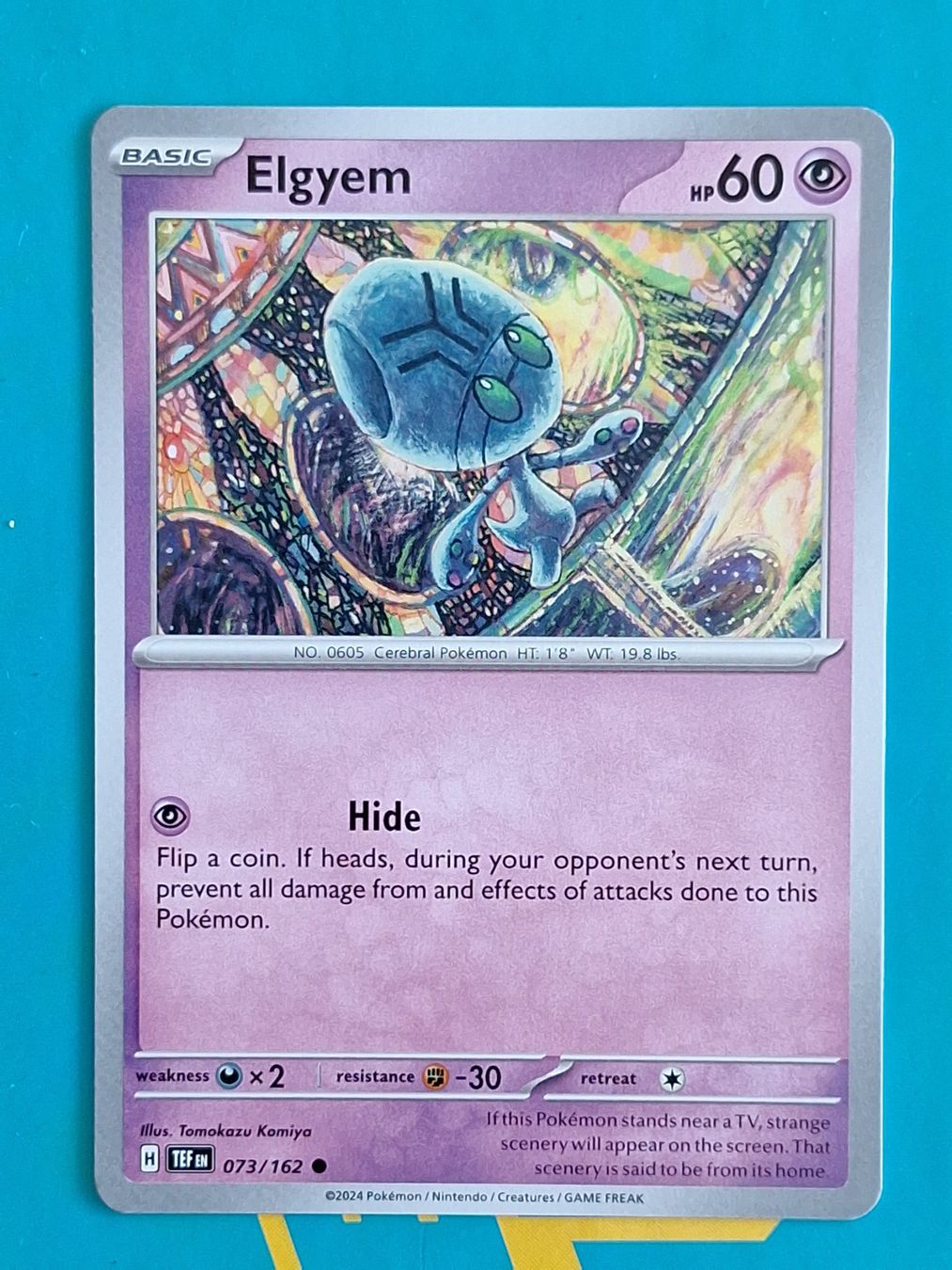 Pokémon Carte collezionabili: Elgyem - Temporal Forces Pokemon - #7.1 – Usato da Altstätten SG venduto da GGsGameshop