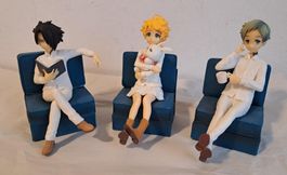 The Promised Neverland Premium Figuren: Emma, Norman, Ray