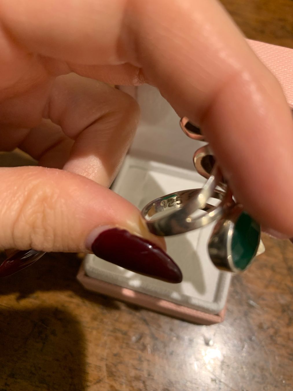 Anelli: Anello in argento 925 con pietre – Usato da Gorduno venduto da nic_8jd2 2