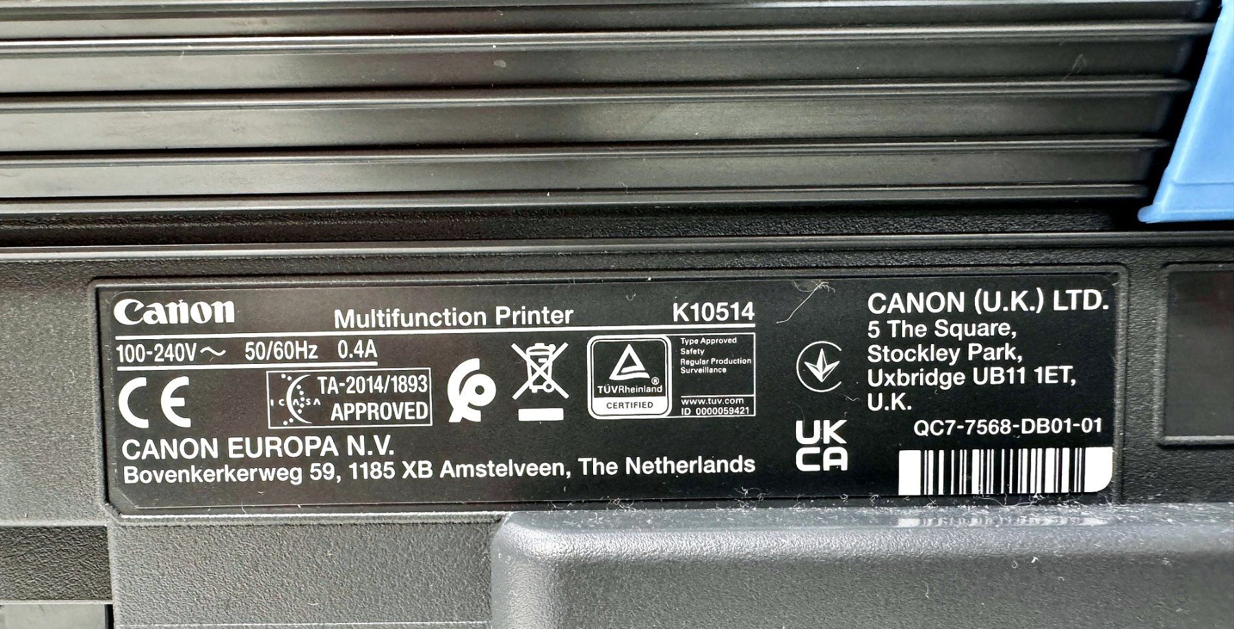 Canon Drucker: Canon PIXMA TS3450 WLAN-Drucker – Gebraucht aus Aarau von swue 4