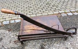 antike Papier Schneidemaschine