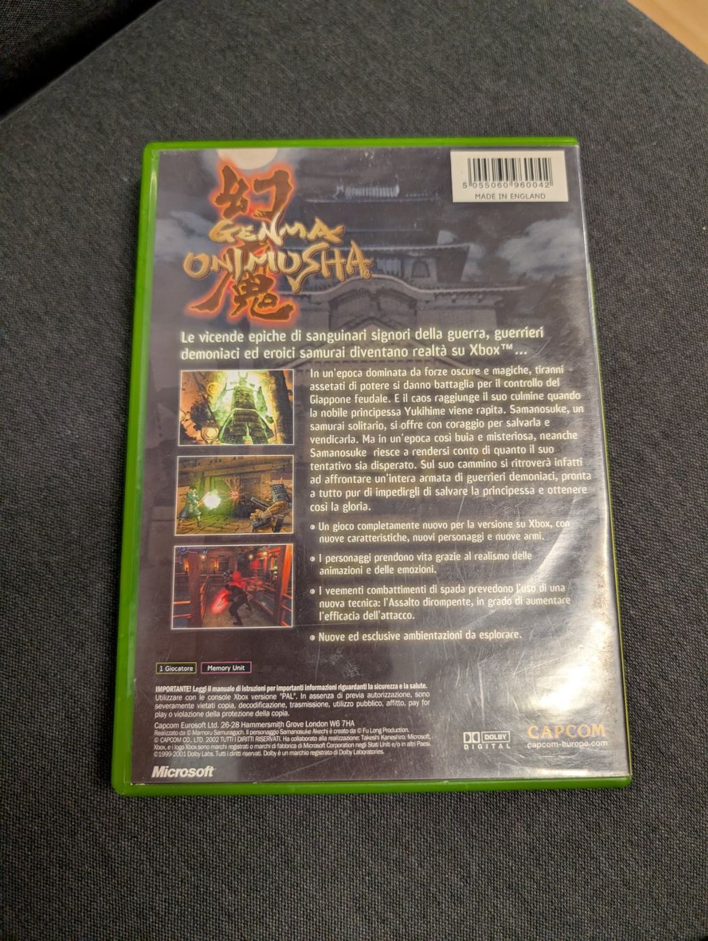 Jeux: Genma onimusha Microsoft Xbox – D'occasion à Giubiasco par Ticinerd 1